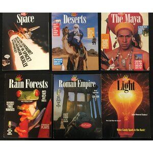 Kids Discover Magazine Lot of 6 Space Deserts The Maya Rain Forest Roman Empire
